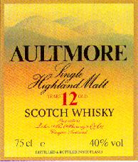 AULTMORE - Scotch Whisky