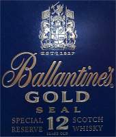 Ballantine's Gold Seal - logo on the box