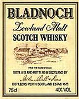 Bladnoch 8 years old - label