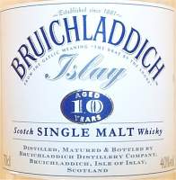 Bruichladdich <br />10 years old label