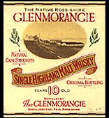 Glenmorangie 10 years old - old label