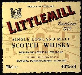 Littlemill single lowland malt