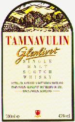 Tamnavulin-Glenlivet - Scotch whisky.