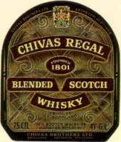The Chivas Regal label