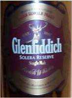 Glenfiddich Solera Reserve label