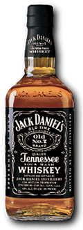 Jack Daniel's Whiskey bottle.
