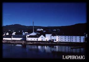 Laphroaig Distillery...