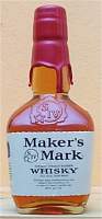 Maker's Mark Whisky bottle.